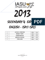 Sec 3 English Practice