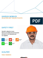 Sandvik Mobiles: Scalper Key Sales Points