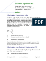 Di V V: Cardiomath Equations Info