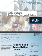 Battle Bullying: Solutions From Teen Health & Wellness