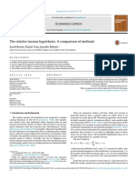 Brown - Gray - Roberts The Relative Income Hypothesis A Comparison of Methods (2015)