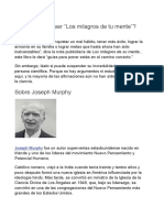 RESUMEN2 Los Milagros de Tu Mente - Joseph Murphy