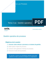 Gestión Operativa Procesos SESIÓN 2