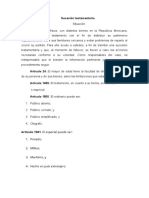 Ejemplo de Un Caso de La Sucesión Testamentaria Derecho Civil Bienes y Sucesiones