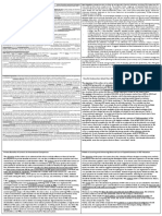 Cheat Sheet - Readings