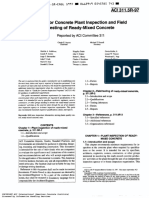 Guide Inspection and Field Testing Ready-Mixed Concrete: Committee 31