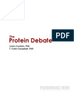 Protein Debate: Performance Menu