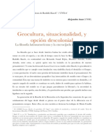 Geocultura Situacionalidad y Opcion Desc