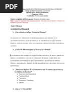 Actividad 1 Del Modulo No.1 Formacion Humana SORANYILIS