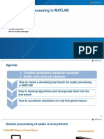 Audio Signal Processing in Matlab