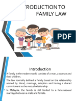 Introduction To Family Law