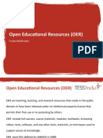 Open Educational Resources (OER) : Freda Wolfenden