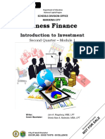 SHS - Abm - G12 - BF - Q2 - M1 - Introduction To Investment