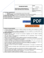 Fiche de Poste