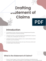 Drafting Statement of Claims-1