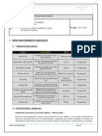 Informe Diario Mantto Planta 28-11-21