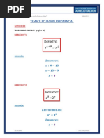 Tema 7 de Álgebra - I°