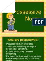 pOSSESSIVE nOUNS