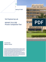 Proctor Compaction Test: Soil Engineering Lab