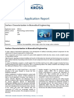 Application Report: Surface Characterization in Biomedical Engineering