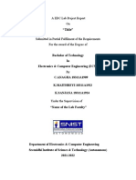 "Title": A EDC Lab Project Report On