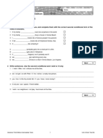 Unit 4 Short Test 2A: Grammar