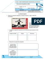 Ficha de Aplicativa Doce Anos Del Gobierno Militar - Personal Social - 6to Grado