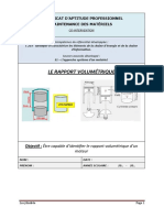 COI7 Le Rapport Volumétrique