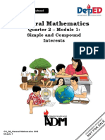 General Mathematics: Quarter 2 - Module 1: Simple and Compound Interests