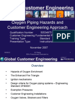 Oxygen Piping Hazards and Customer Engineering Approach