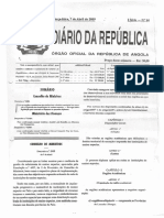 Decreto Nº 5-09 de 7 de Abril - Cria As Regiões Académicas