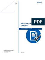 Cl-Molec Cap Assay Check List