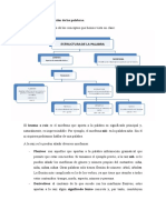 Estructura y Formación de Las Palabras