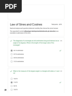 Law of Sines and Cosines