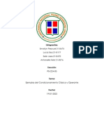 SEMANA 2 - TAREA - Ejemplos Del Condicionamiento Clásico y Operante