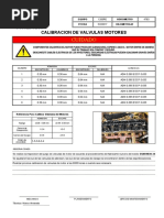 Calibracion de Valvulas de Motor 1200re