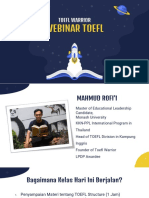 Webinar Toefl Structure