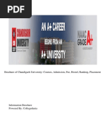 Brochure of Chandigarh University: Courses, Admission, Fee, Hostel, Ranking, Placement