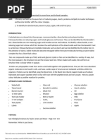 Identification of Biochemicals in Pure Form and in Food Samples