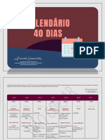 Calendario PP 40 Dias