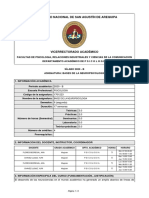 Silabo-Bases de La Neuropsicologia (2020-B)