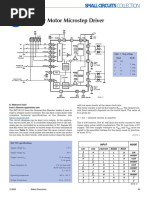 Stepper Motor Microstep Driver: K. Walraven (Text) From A Nanotec Application Note