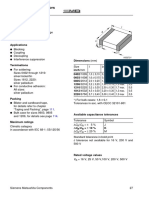 Multilayer Chip Capacitors X7R/B Characteristic: Features