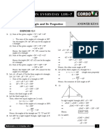 Mathematics in Everyday Life-7: Answer Keys Chapter 12: The Triangle and Its Properties