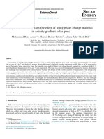 Experimental Studies On The Effect of Using Phase Change Material in Salinity-Gradient Solar Pond