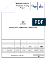 Majnoon Sour Gas Treatment Facility Project: MGP1-GP2-CPC-LA-7880-1501 003