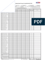 School Form 2 Daily Attendance Report of Learners For Senior High School (SF2-SHS)