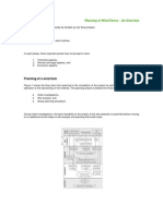 Tech Planning of Wind Farms