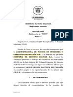 Corte Suprema de Justicia Sentencia 10 Diciembre