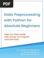 Data Preprocessing With Python For Absolute Beginners. Step by Step. AI Publishing